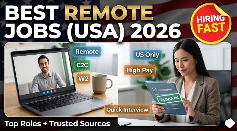 Best Remote Jobs in the USA (2026): Roles, Companies and Sources